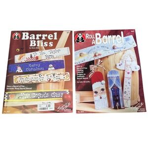 Design Originals Barrel Bliss Roll A Barrel Tole Painting Pattern Book 3077 3076